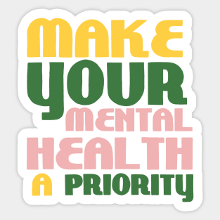 Mental Health Sticker